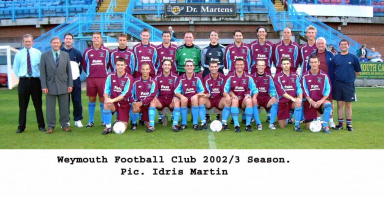 Weymouth squad 2002/03