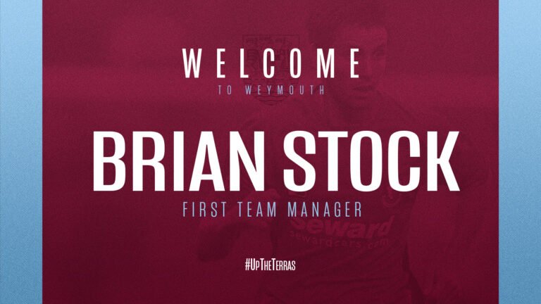 Brian Stock appointed Weymouth manager