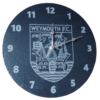 Round Slate Square Edged WFC Clock with Numbers