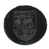 Round Slate Dressed Edged WFC Coaster