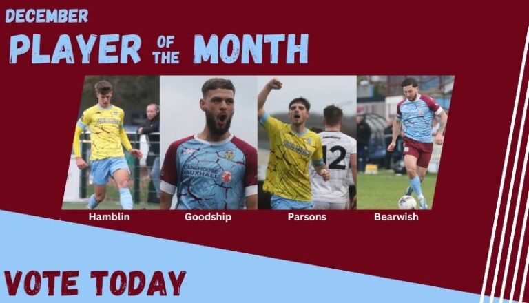 Vote for your December Player of the Month