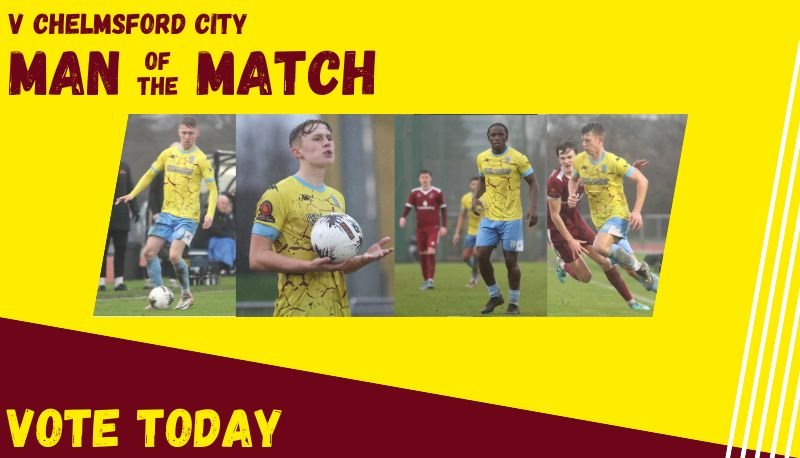 Vote for your Man of the Match – Chelmsford City 10th Feb 2024
