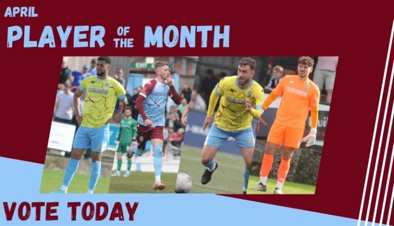 Who is your April Player of the Month
