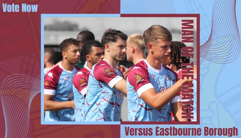 Vote for your Man of the Match – Eastbourne Borough 26th Aug 2024