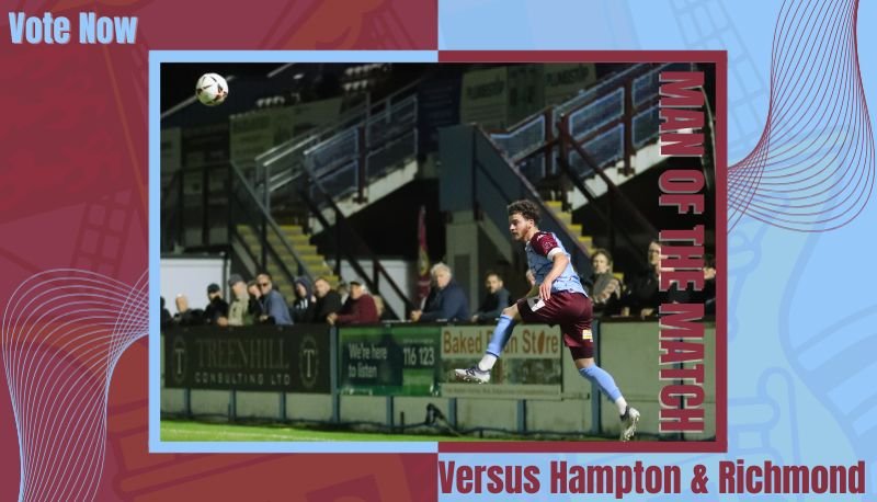 Vote for your Man of the Match – Hampton & Richmond 3rd Sept 2024