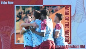 Vote for your Man of the Match – Chesham Utd 19th October 2024