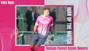 Vote for your Man of the Match – Forest Green Rovers 12th October 2024