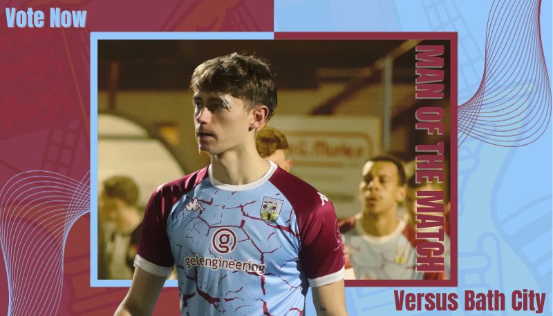 Vote for your Man of the Match – Bath City 11th Feb 2025