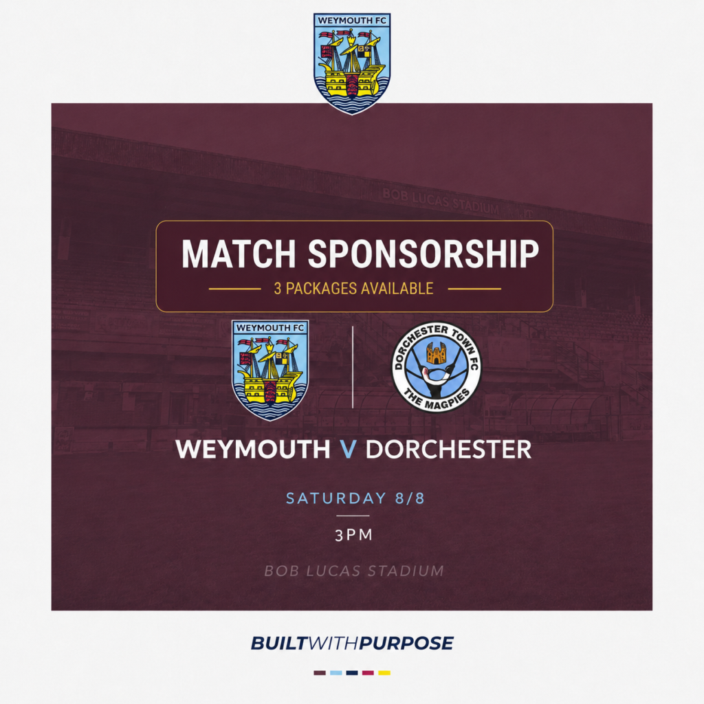Matchday Sponsor — Weymouth v Dorchester Town