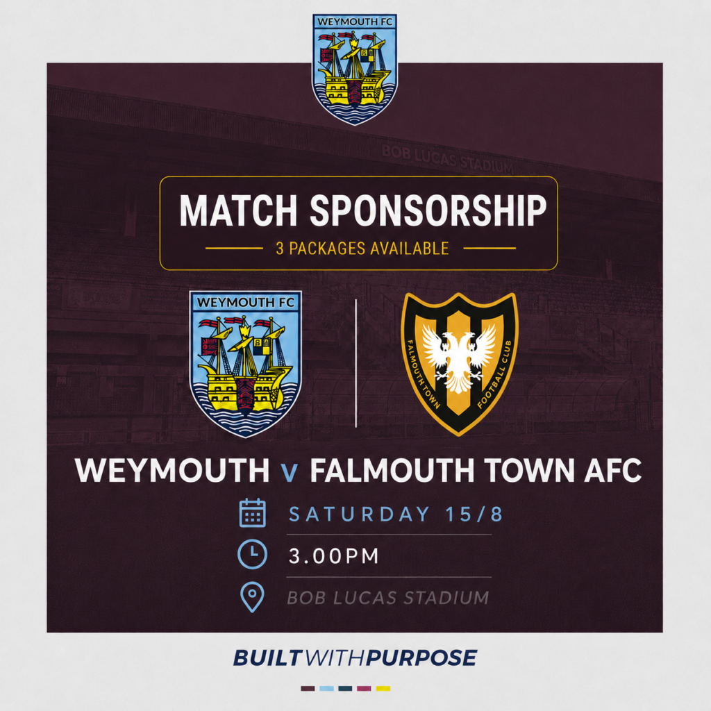 Matchday Sponsor — Weymouth v Falmouth Town
