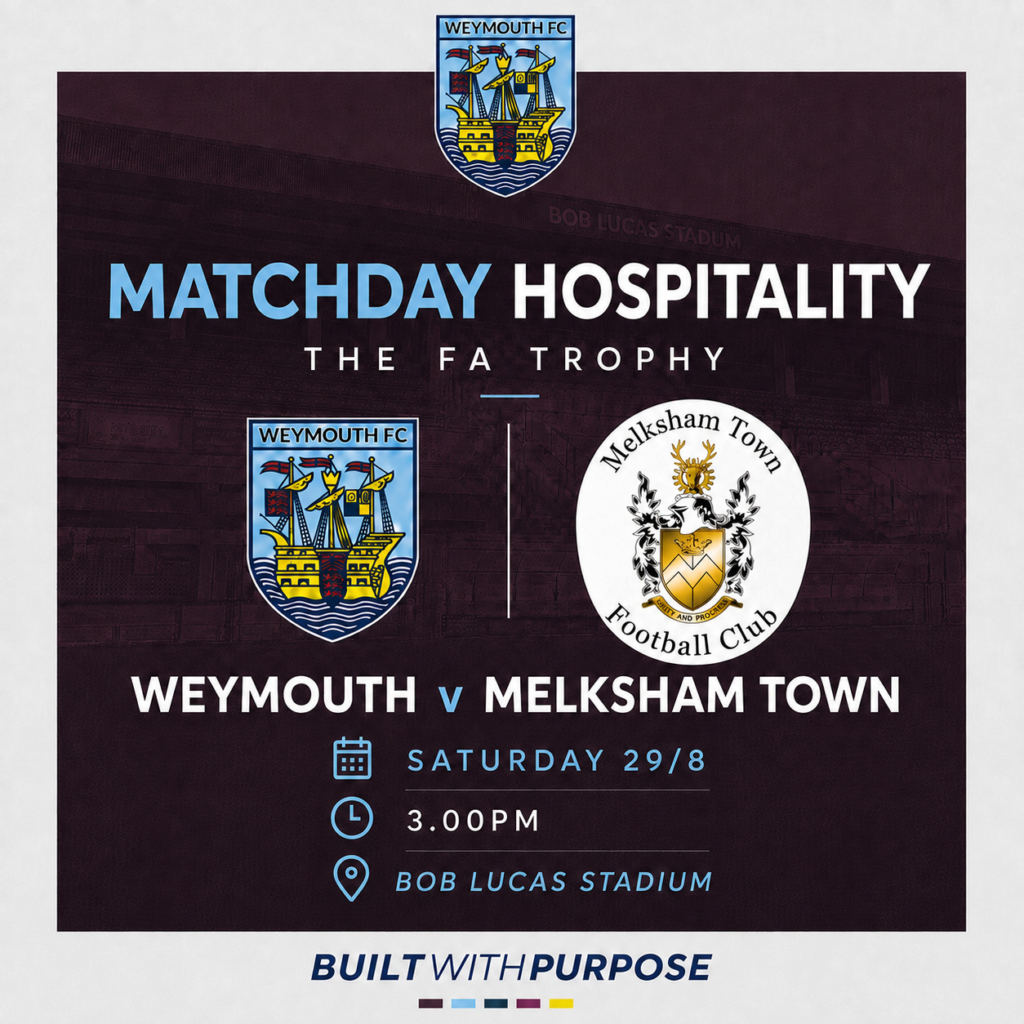 Hospitality — Weymouth v Melksham Town