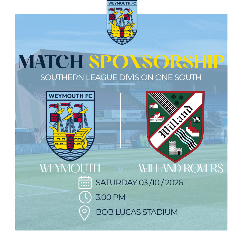 Hospitality — Weymouth v Willand Rovers