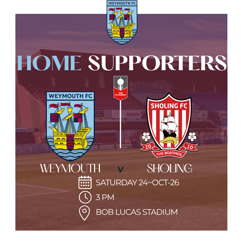 Match Tickets — Weymouth v Sholing