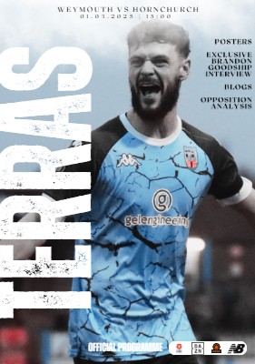 Hornchurch programme cover