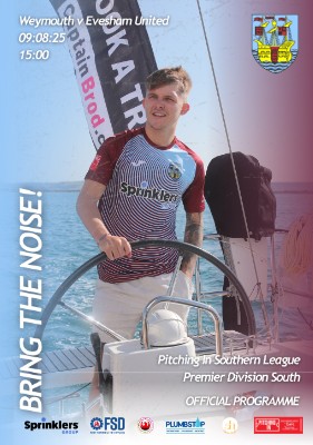 Evesham United programme cover