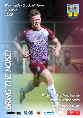 Bracknell Town programme cover