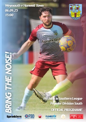 Hanwell Town programme cover