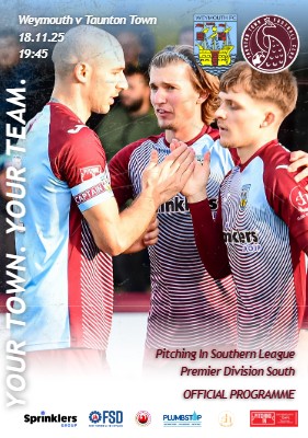 Taunton Town programme cover