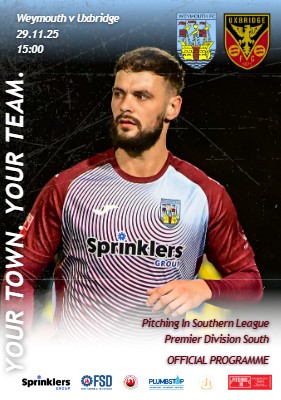 Uxbridge programme cover