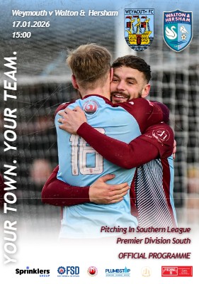 Walton & Hersham programme cover