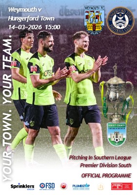 Hungerford Town programme cover