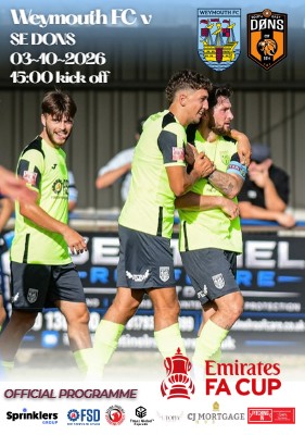 SE Dons programme cover