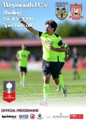 Sholing FC programme cover
